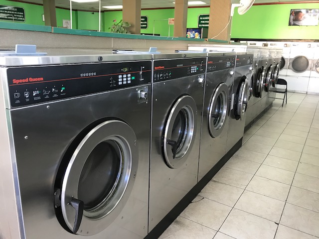 front load, washers, laundromat